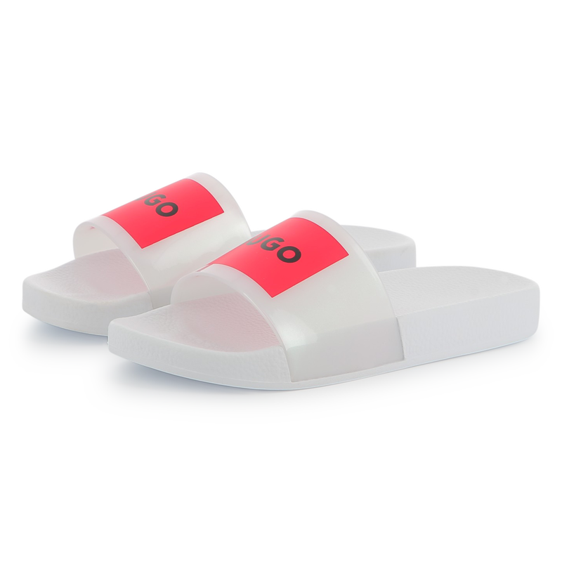 Slippers met badges HUGO 
                        GIRL