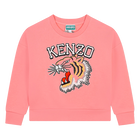 Katoenen sweater borduurwerk, FUCHSIA, hi-res
