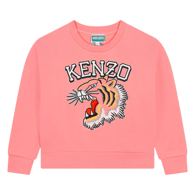 Katoenen sweater borduurwerk KENZO KIDS GIRL