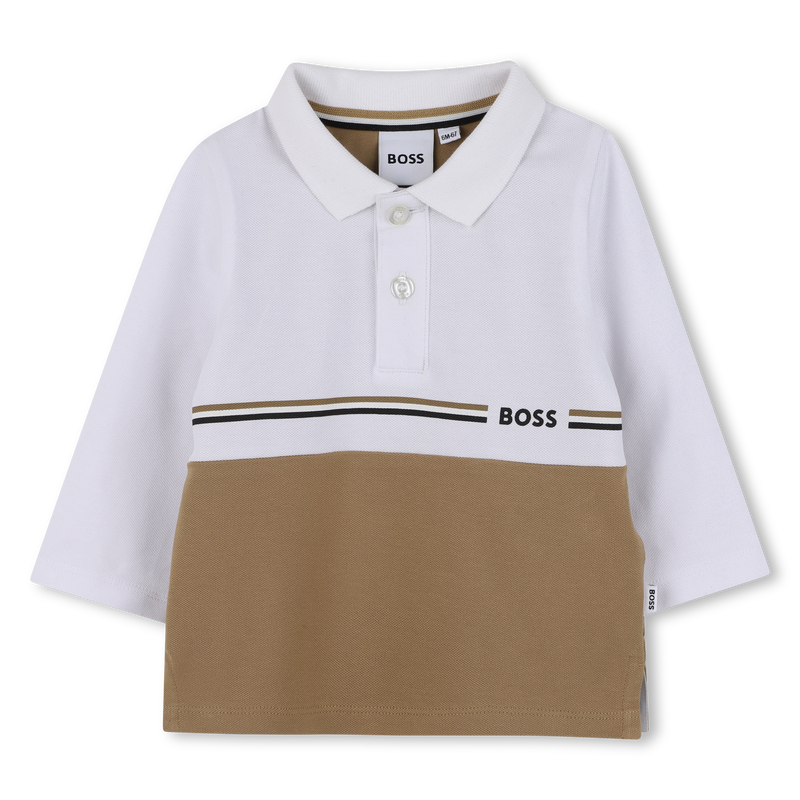 Poloshirt met lange mouwen BOSS 
                        BOY