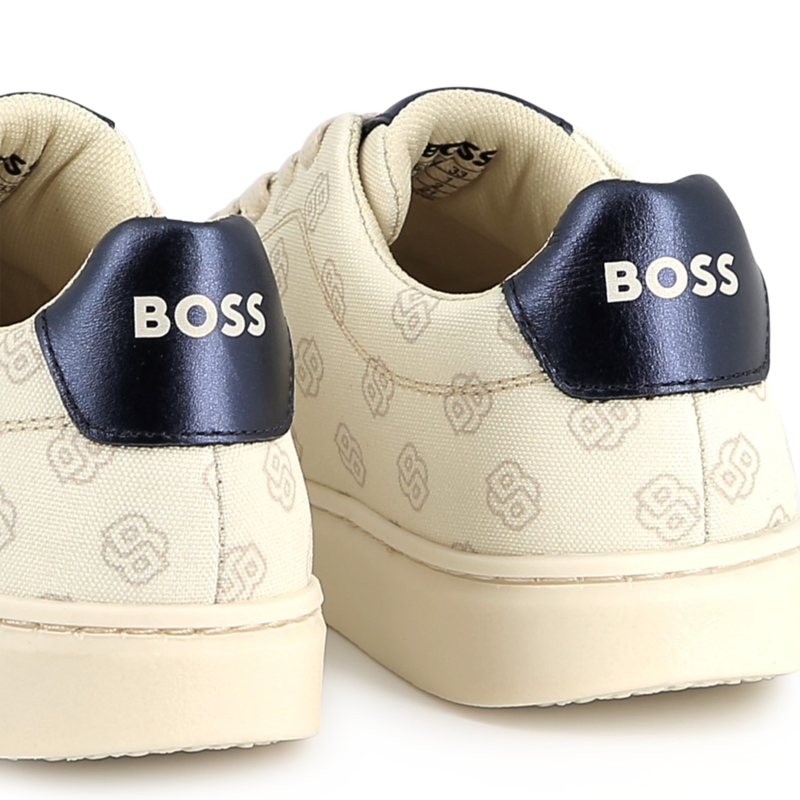 Canvas sneakers met veters BOSS 
                        GIRL