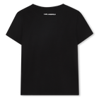 T-shirt met korte mouwen KARL LAGERFELD KIDS 
                    GIRL