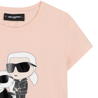 T-shirt met korte mouwen KARL LAGERFELD KIDS 
                    GIRL