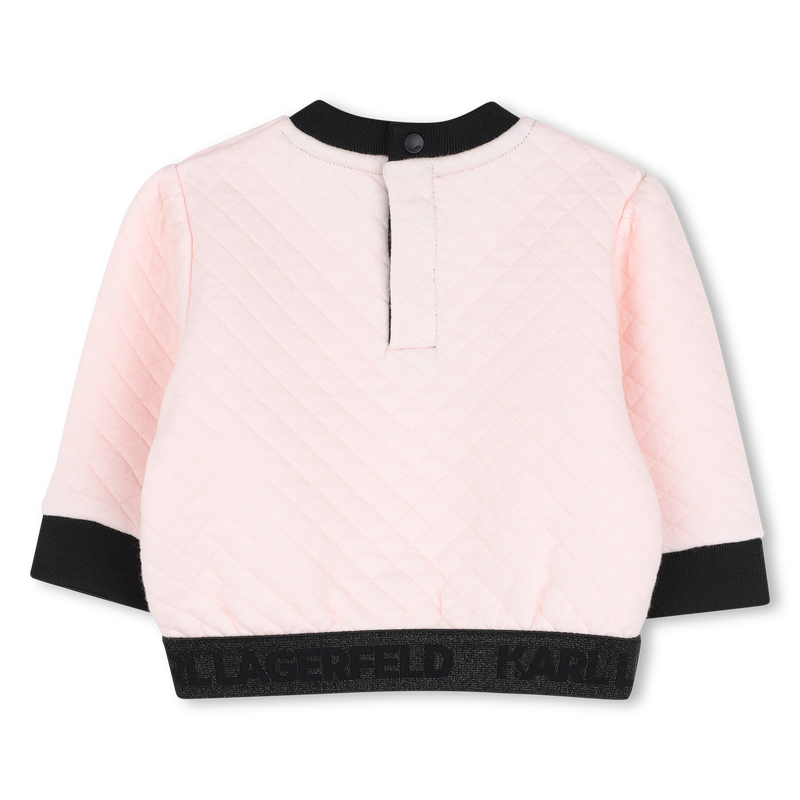 Sweat- en rokset KARL LAGERFELD KIDS 
                        MEISJE