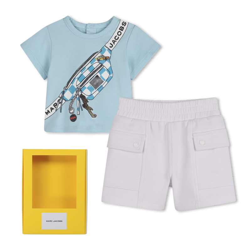 SET T-SHIRT EN KORTE BROEK MARC JACOBS 
                        UNISEX