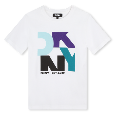 Katoenen T-shirt korte mouwen DKNY BOY