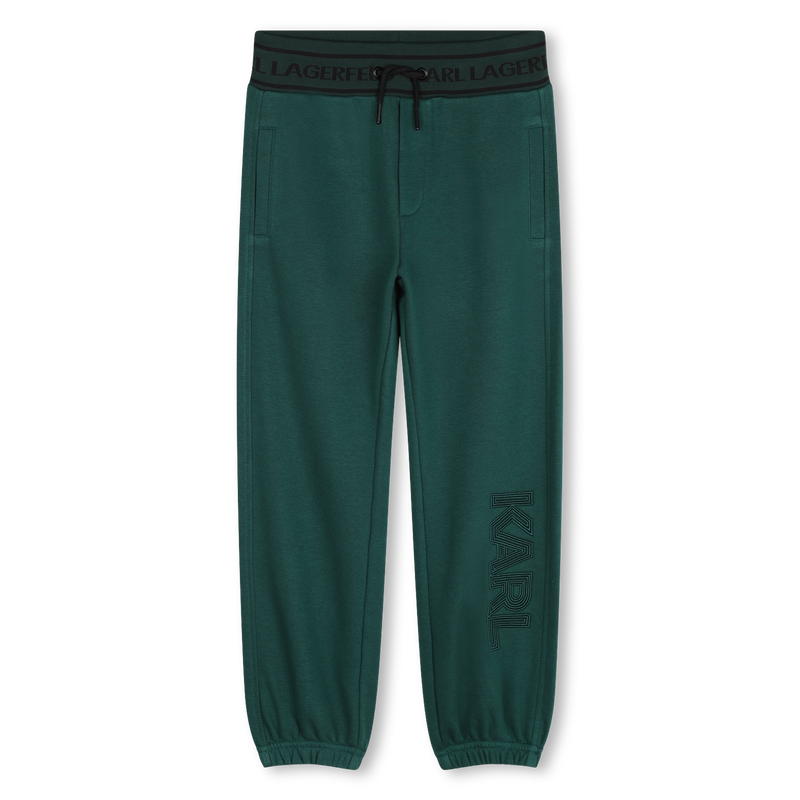 Fleece joggingbroek KARL LAGERFELD KIDS 
                        BOY
