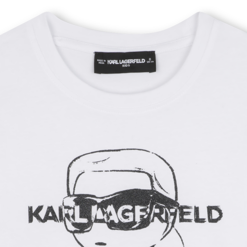 T-shirt met korte mouwen KARL LAGERFELD KIDS 
                        GIRL
