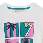 T-shirt met korte mouwen KIDS AROUND 
                    GIRL