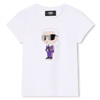 T-shirt met print KARL LAGERFELD KIDS 
                    GIRL