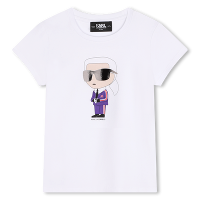 T-shirt met print KARL LAGERFELD KIDS GIRL