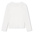 Katoenen T-shirt lange mouwen MICHAEL KORS 
                    GIRL