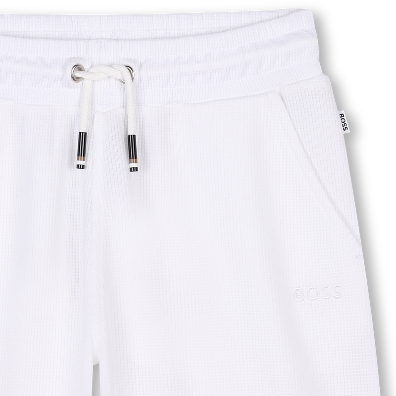 Joggingbermuda met logo BOSS 
                        BOY