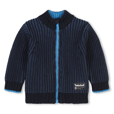 Vest van katoen en wol TIMBERLAND JONGEN