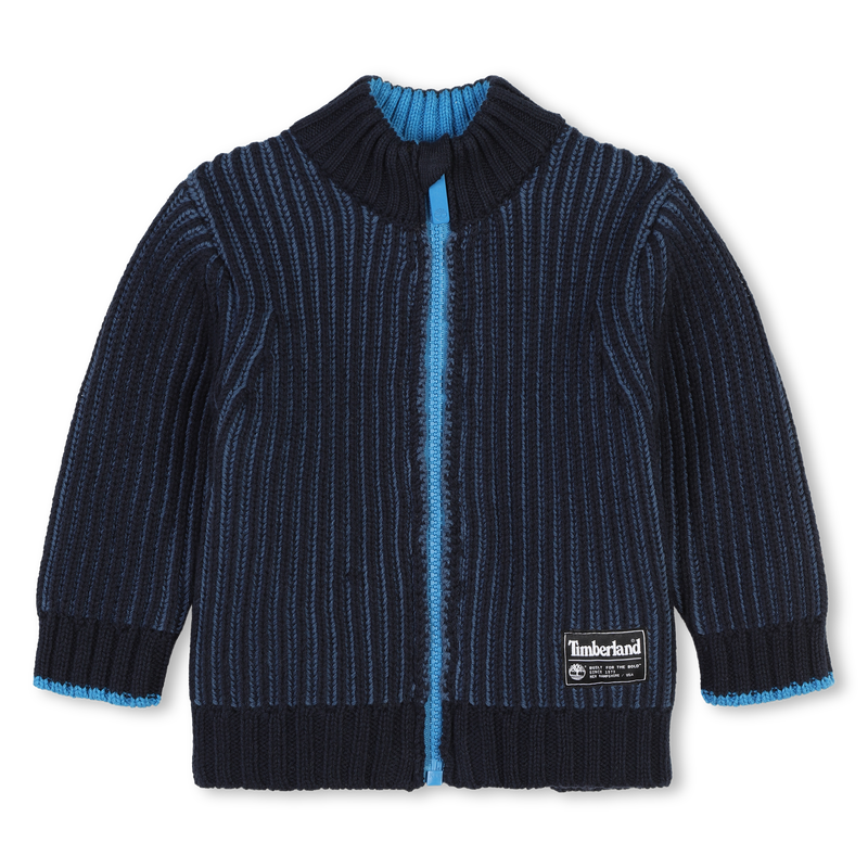 Vest van katoen en wol TIMBERLAND 
                        JONGEN