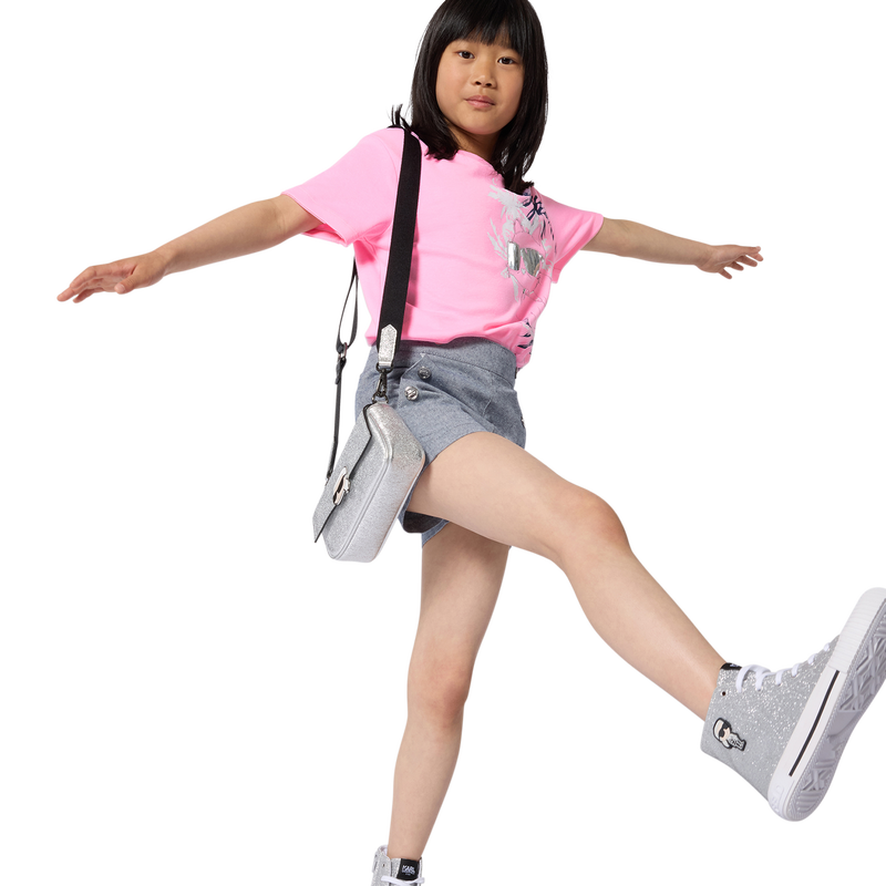Sneakers met veters KARL LAGERFELD KIDS 
                        GIRL