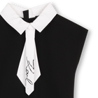 Jurk met korte mouwen KARL LAGERFELD KIDS 
                    GIRL
