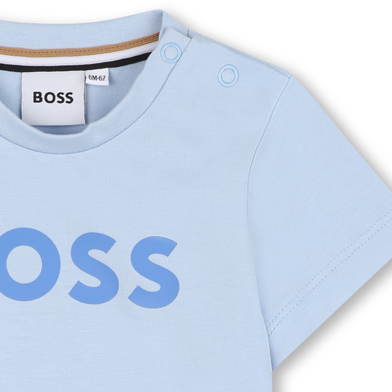 T-shirt met korte mouwen BOSS 
                        BOY