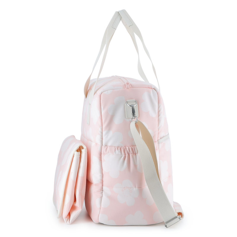 Gewatteerde luiertas van bedrukt popeline KENZO KIDS 
                        UNISEX