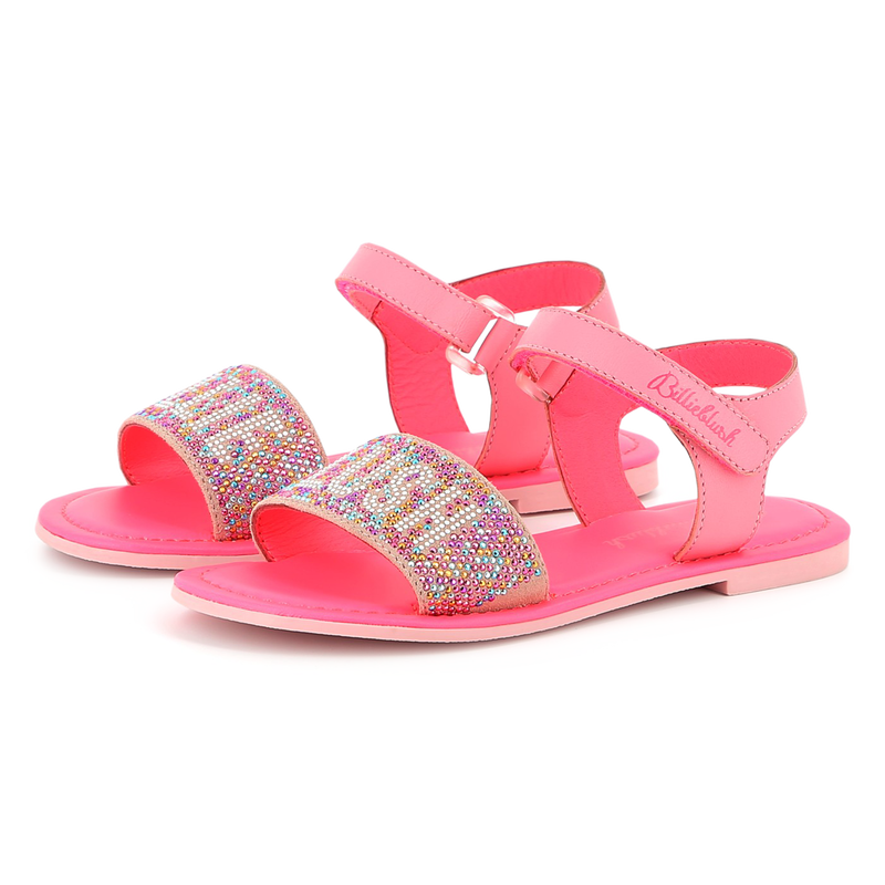 Leren sandalen met klittenband BILLIEBLUSH 
                        GIRL
