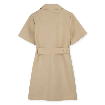 Twill jurk met korte mouwen MICHAEL KORS GIRL
