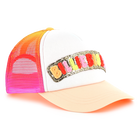 Pet met badge in boucl&eacute; BILLIEBLUSH 
                    GIRL