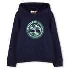 SWEATER MET KAP, MARINE, hi-res
