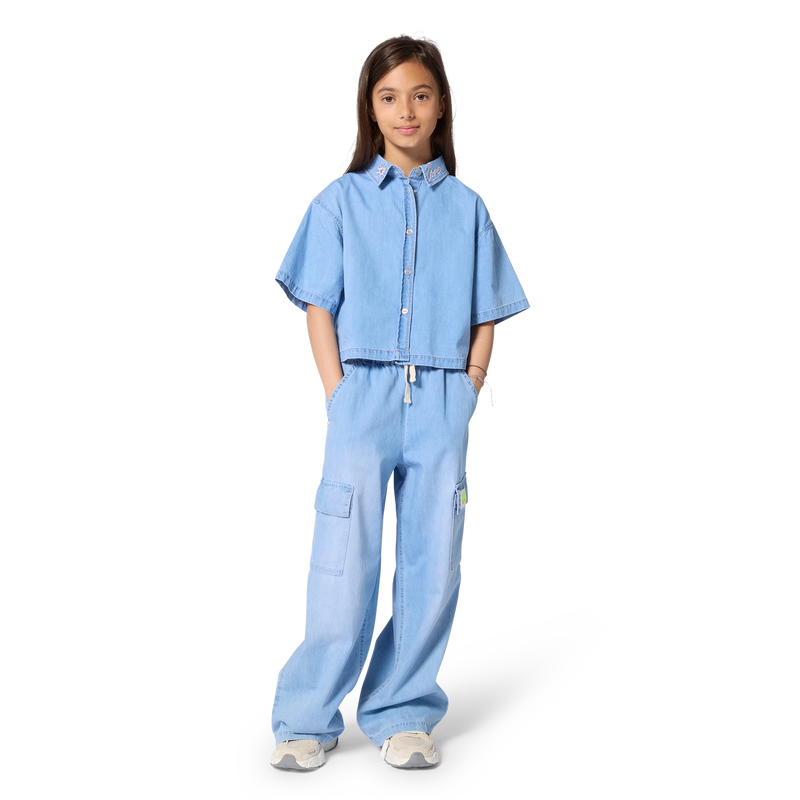 LICHTGEWICHT DENIM OVERHEMD BILLIEBLUSH 
                        GIRL