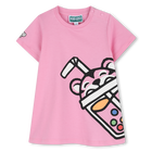 Jurk met korte mouwen KENZO KIDS 
                    GIRL