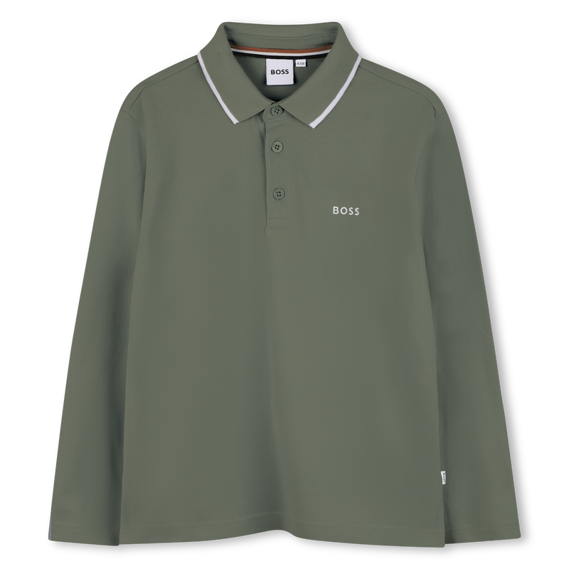 Poloshirt met lange mouwen BOSS 
                        BOY