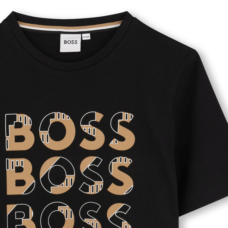 T-shirt met korte mouwen BOSS 
                        BOY