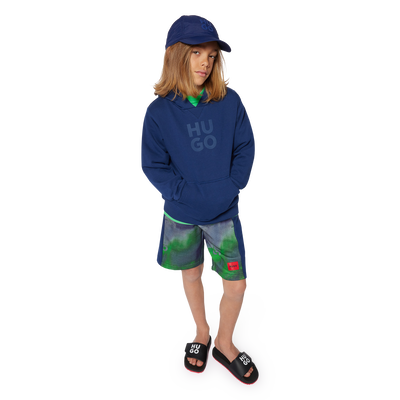 Joggingbermuda met print HUGO BOY