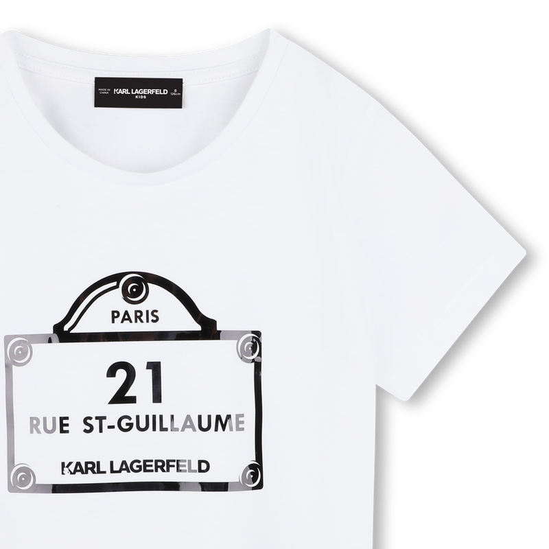 T-SHIRT KORTE MOUWEN KARL LAGERFELD KIDS 
                        GIRL