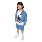 Bermuda in jeansstof HUGO 
                    GIRL