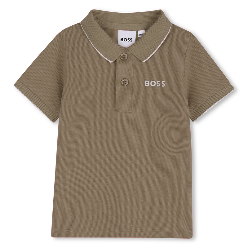 POLOSHIRT MET KORTE MOUWEN BOSS 
                        BOY