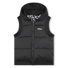 Mouwloze anorak met capuchon DKNY 
                    UNISEX