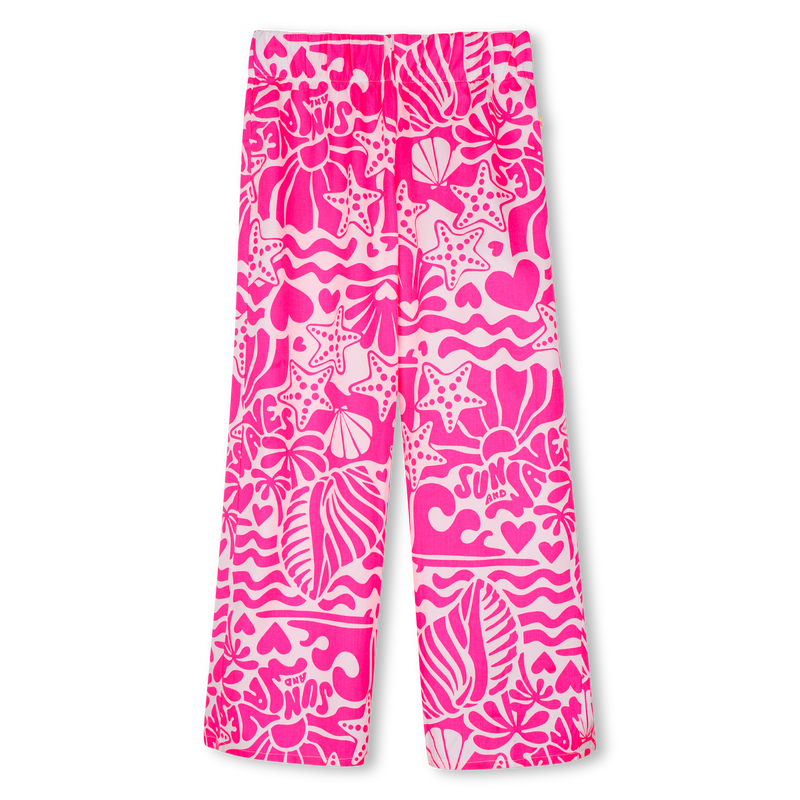 Ruimvallende broek met print BILLIEBLUSH 
                        GIRL
