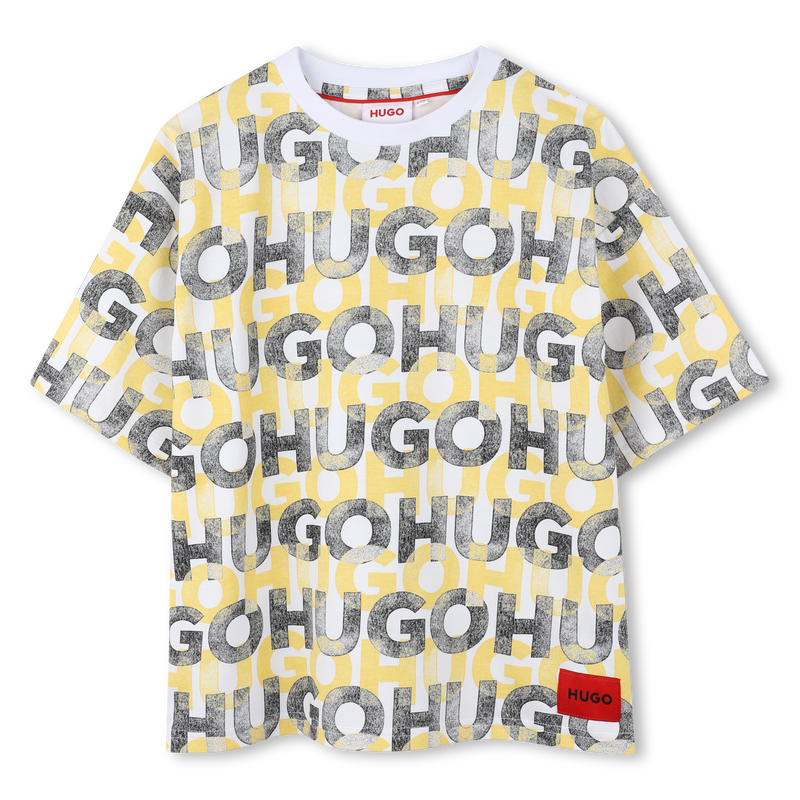 T-shirt met all-over print HUGO 
                        BOY