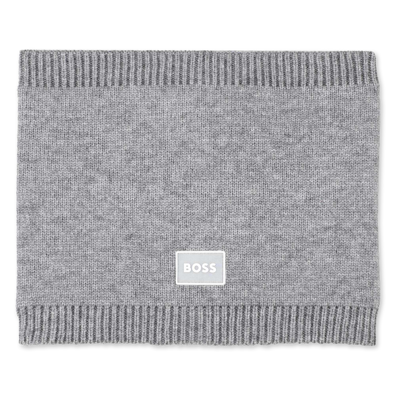 Nekwarmer met badge BOSS 
                        BOY