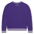 Sweatshirt met print KARL LAGERFELD KIDS 
                    GIRL