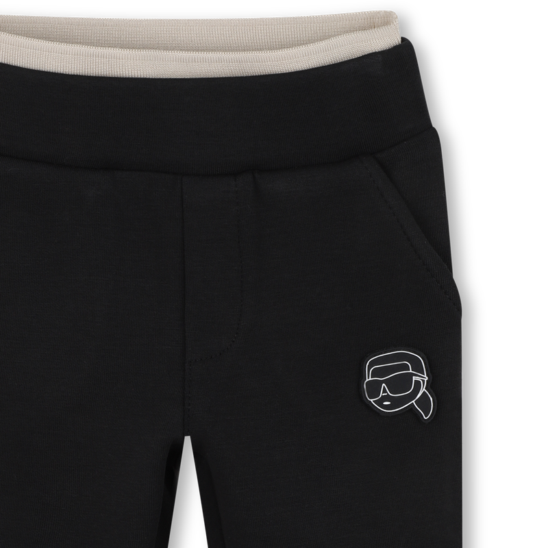 Vest en broek set in dubbele jersey KARL LAGERFELD KIDS 
                        BOY