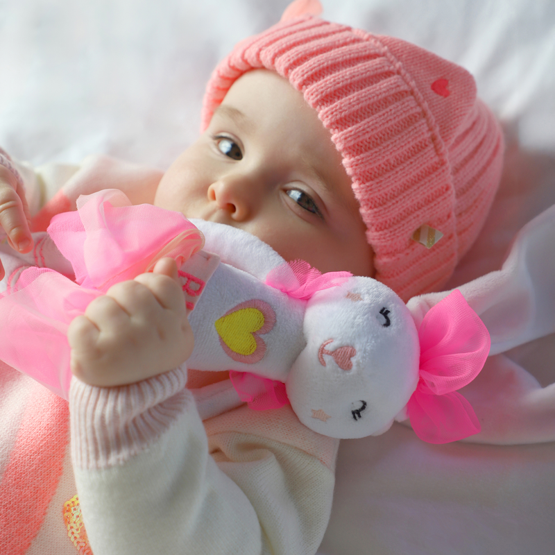 Zachte fluwelen knuffel BILLIEBLUSH 
                        GIRL