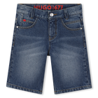 Denim bermuda shorts, DUBBELE STEEN + BORSTEL, hi-res