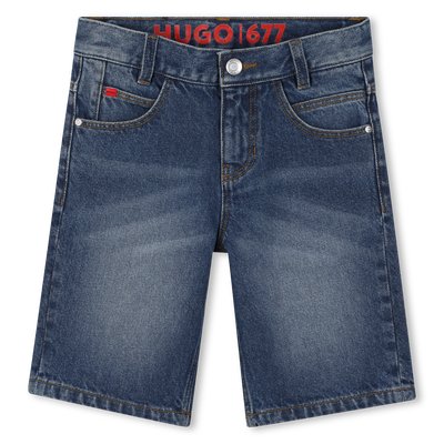 DENIM BERMUDA SHORTS HUGO BOY