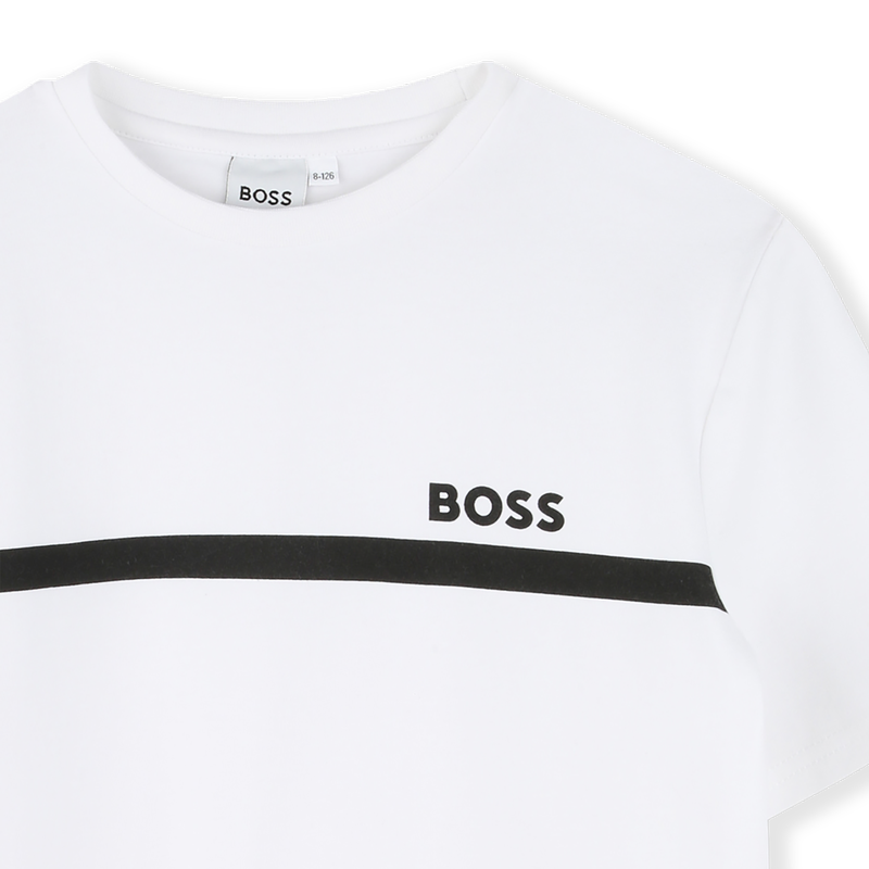 T-SHIRT MET KORTE MOUWEN BOSS 
                        BOY