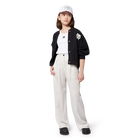 Wijde broek met streepjes DKNY 
                    GIRL