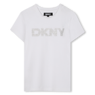 T-shirt met korte mouwen, WIT, hi-res