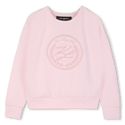 Maxi sweatshirt met print, ROZE, hi-res