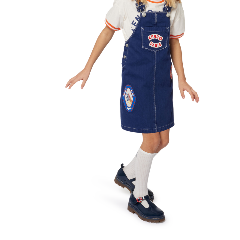 Leren ballerina's met gesp KENZO KIDS 
                        GIRL