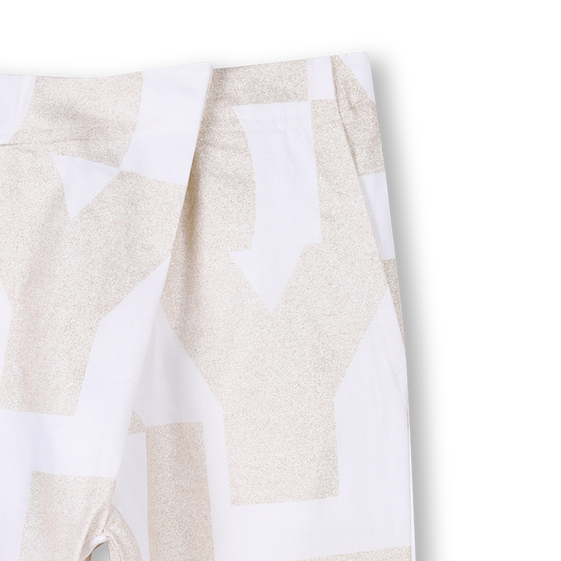 Broek van katoen en linnen DKNY 
                        GIRL